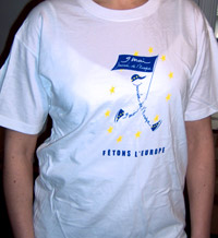 <b>Tee-shirt "Ftons l'Europe"