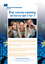 <b>Etre citoyen europen,<br>qu'est-ce que c'est ?</b> (lot de 200 exemplaires)