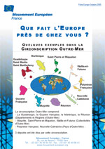 <b>L'Europe prs de chez vous<br>Circonscription Outre-Mer</b> (lot de 200 exemplaires)